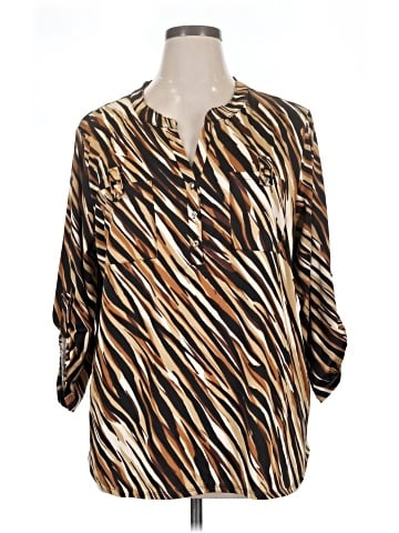 NY Collection 3/4 Sleeve Blouse (view 1)