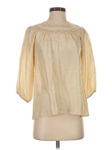 French Connection 3/4 Sleeve Silk Top (view 1)