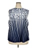 N Touch Blue Sleeveless Blouse Size 2X - photo 1