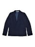 H&M 100% Polyester Solid Blue Blazer Size 7 - 8 - photo 1