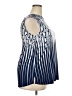 N Touch Blue Sleeveless Blouse Size 2X - photo 4