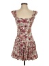 Forever 21 Floral Burgundy Cocktail Dress Size S - photo 1