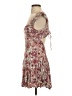 Forever 21 Floral Burgundy Cocktail Dress Size S - photo 5