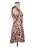 Forever 21 Floral Burgundy Cocktail Dress Size S - photo 4