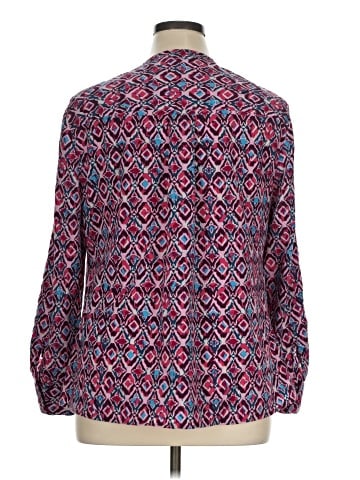 Lane Bryant Outlet Long Sleeve Blouse (view 2)