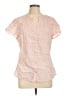 Boden Hearts Pink Short Sleeve Blouse Size 12 - photo 1