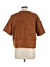 BCBGeneration 100% Polyester Brown Short Sleeve Top Size L - photo 2