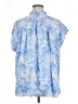 Gap Paisley Blue Short Sleeve Blouse Size XL - photo 2