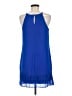 A. Byer 100% Polyester Blue Cocktail Dress Size M - photo 2