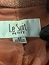 Le Suit 100% Polyester Tweed Brown Blazer Size 4 Petite - photo 6