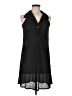 J Valdi 100% Polyester Black Casual Dress Size M - photo 1