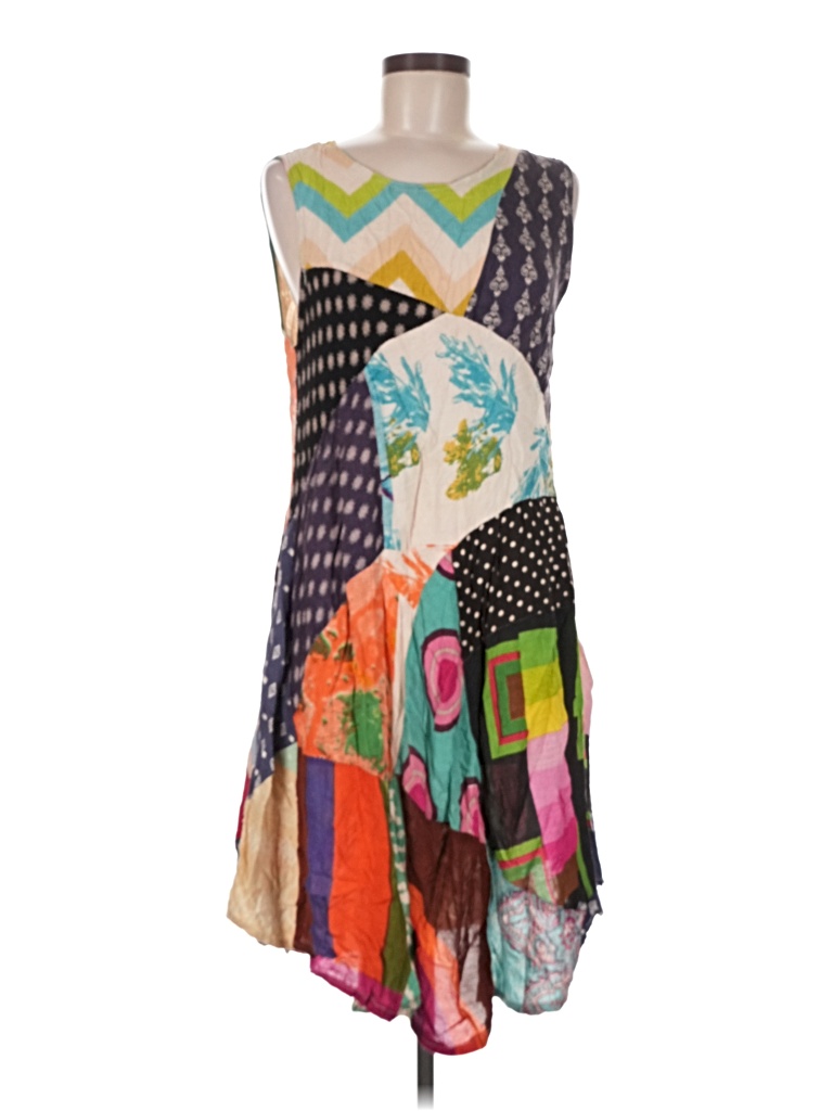Pre-owned Assorted Brands Casual Dress In Gray