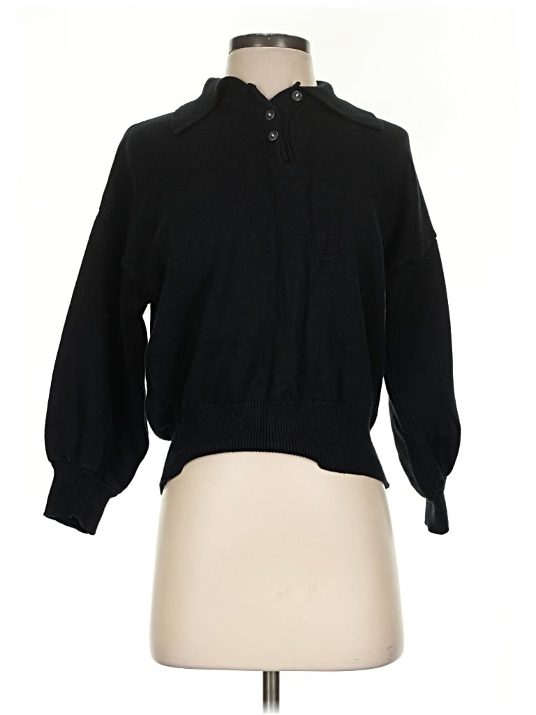 Pre-owned Assorted Brands Turtleneck Sweater In Black