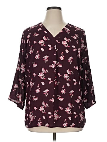 41Hawthorn 3/4 Sleeve Blouse (view 1)