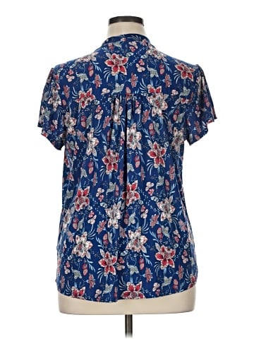 Lavish Short Sleeve Blouse (view 2)