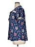 Lavish Floral Blue Short Sleeve Blouse Size 1X - photo 5