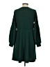 Assorted Brands Solid Green Casual Dress Size S - photo 2