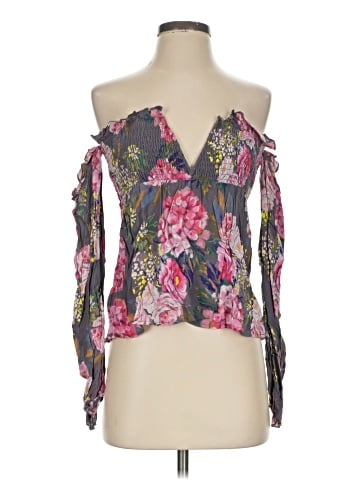 Majorelle 3/4 Sleeve Blouse (view 1)