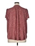 Monday Fun 100% Polyester Polka Dots Burgundy Short Sleeve Blouse Size 1X - photo 2