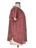 Monday Fun 100% Polyester Polka Dots Burgundy Short Sleeve Blouse Size 1X - photo 4