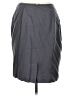 Taylor Solid Gray Silk Skirt Size 14 - photo 2