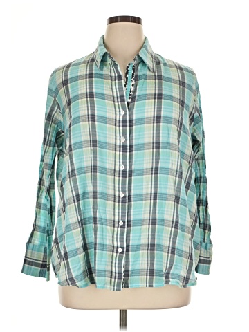 Soft Surroundings Long Sleeve Button-Down Shirt (view 1)