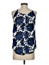 Splendid Blue Sleeveless Blouse Size S - photo 2
