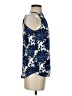 Splendid Blue Sleeveless Blouse Size S - photo 4