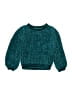 Lands' End 100% Polyester Tweed Teal Pullover Sweater Size S (kids) - photo 1