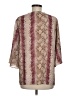 Entro 100% Polyester Burgundy 3/4 Sleeve Blouse Size M - photo 2