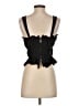 Forever New Black Sleeveless Blouse Size 2 - photo 2