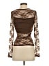 Timing Brown Long Sleeve Top Size S - photo 2
