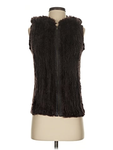 BCBGMAXAZRIA Faux Fur Vest (view 1)