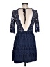 Fab'rik 100% Polyester Blue Cocktail Dress Size L - photo 2