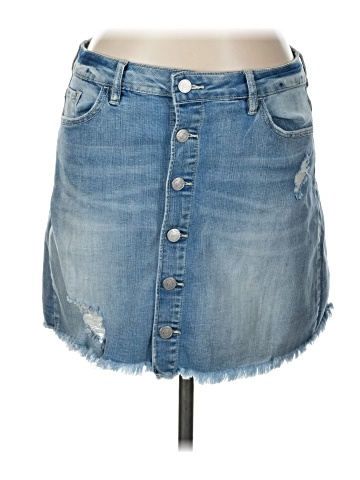 Indigo Rein Denim Skirt (view 1)