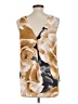 Cooper & Ella 100% Polyester Gold Sleeveless Blouse Size Lg (3) - photo 2