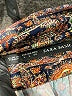 Zara Basic 100% Polyester Paisley Teal Casual Dress Size L - photo 7