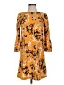 Forever Paisley Orange Casual Dress Size S - photo 1