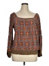 Democracy Orange Long Sleeve Blouse Size 1X - photo 1