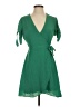 B. Smart Solid Green Casual Dress Size 3 - photo 1