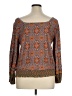 Democracy Orange Long Sleeve Blouse Size 1X - photo 2