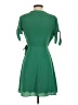 B. Smart Solid Green Casual Dress Size 3 - photo 2