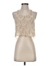 Raga 100% Polyester Gold Sleeveless Top Size XS - photo 1