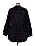 Hatch 100% Cotton Polka Dots Black Purple Long Sleeve Blouse Size XS Maternity (0) - photo 2