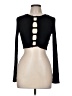 Highlights Black Long Sleeve Top Size M - photo 1