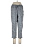 Lands' End Chevron-herringbone Gray Casual Pants Size 10 (petite) - photo 1