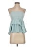 Zara Teal Sleeveless Blouse Size S - photo 1