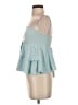 Zara Teal Sleeveless Blouse Size S - photo 5