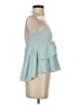 Zara Teal Sleeveless Blouse Size S - photo 4