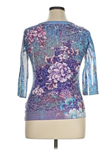 Cubism 3/4 Sleeve Top (view 2)